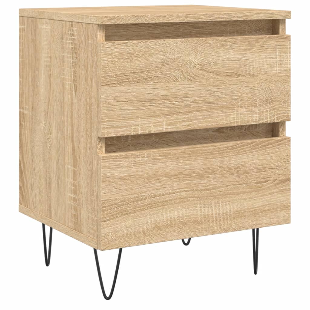 vidaXL Table de chevet chêne sonoma 40x35x50 cm bois d’ingénierie