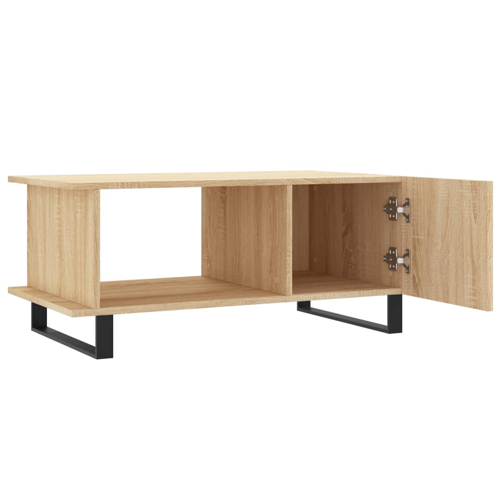 vidaXL Table basse chêne sonoma 90x50x40 cm bois d'ingénierie