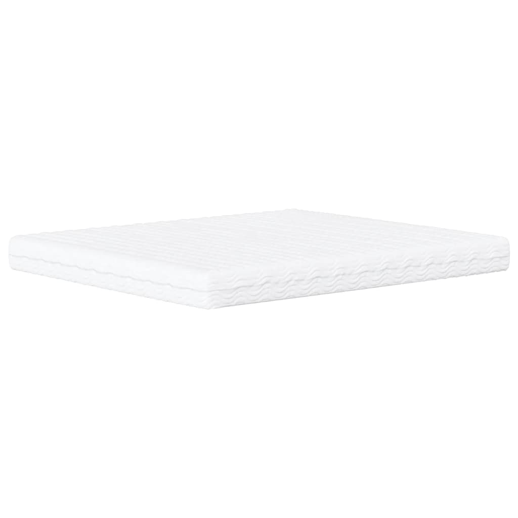 vidaXL Lit avec matelas bleu 160x200 cm velours