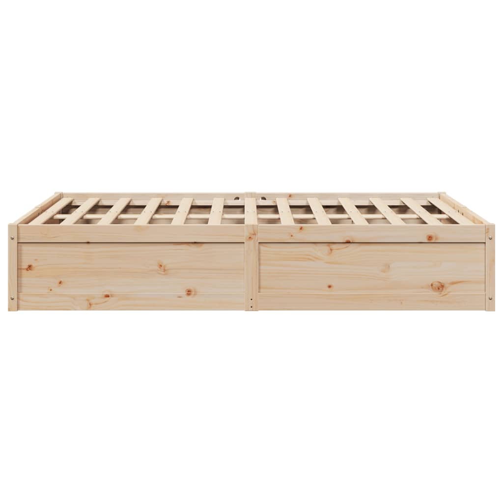 vidaXL Cadre de lit sans matelas 150x200 cm bois de pin massif