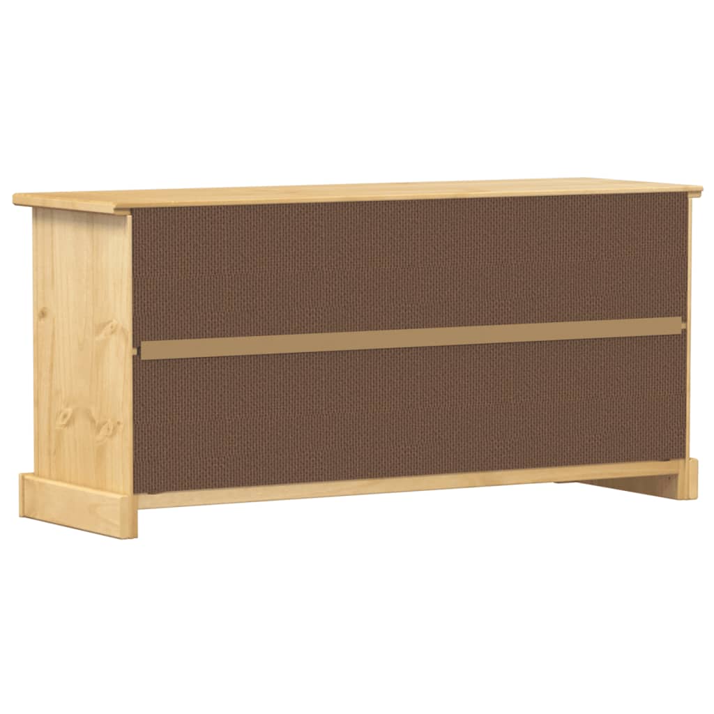 vidaXL Armoire à chaussures Corona 99x32x47 cm bois de pin massif