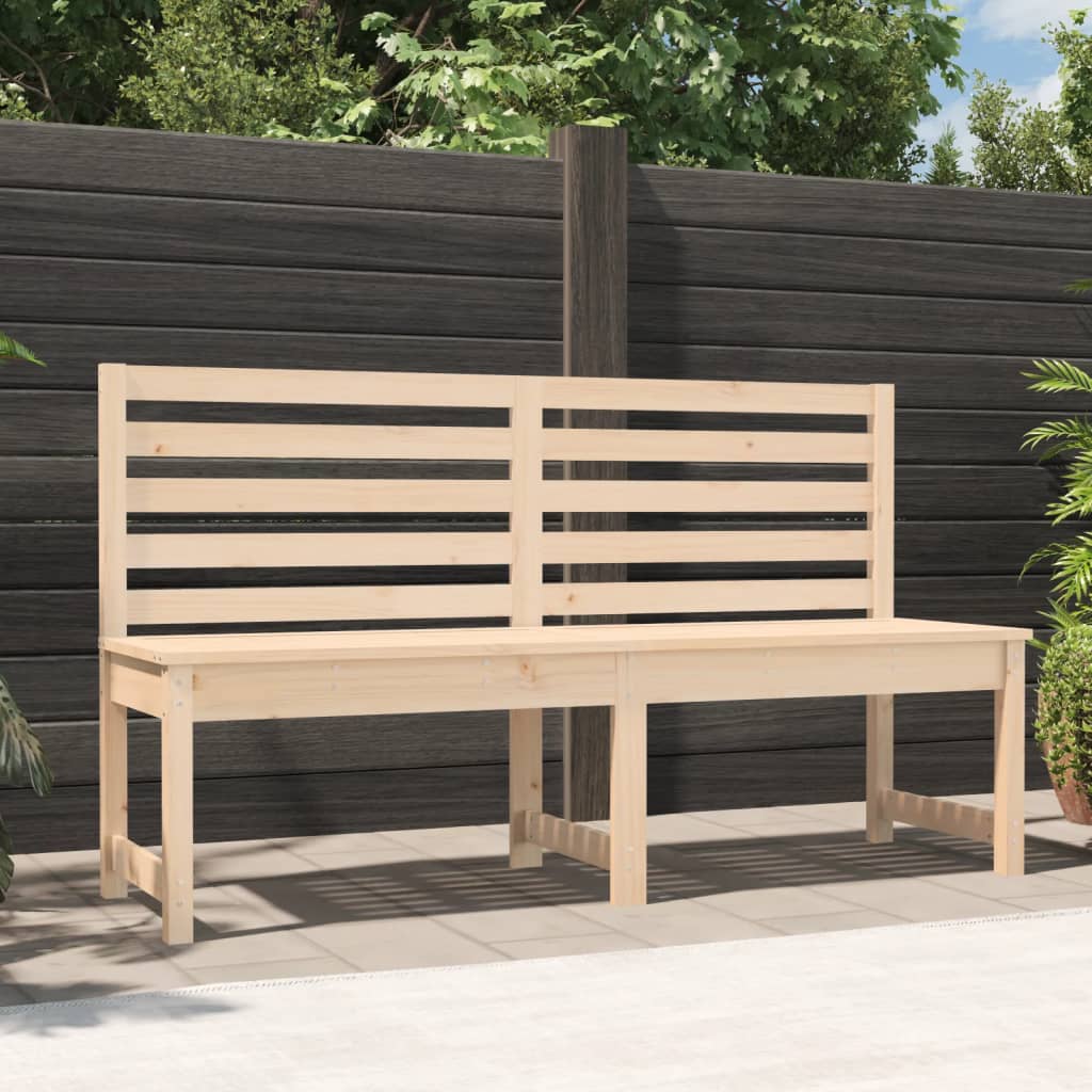 vidaXL Banc de jardin 157,5 cm bois massif de pin