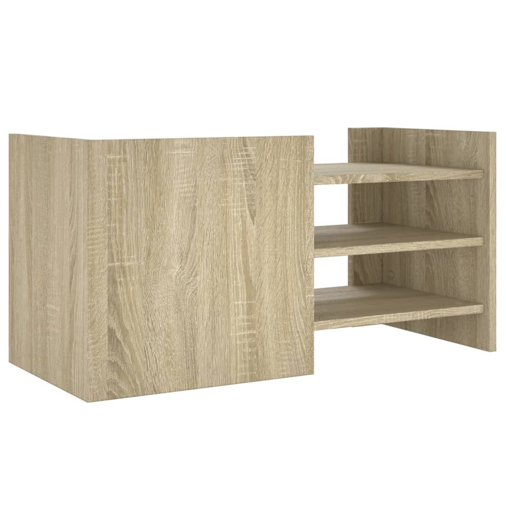 vidaXL Meuble TV chêne sonoma 80x35x40 cm bois d'ingénierie