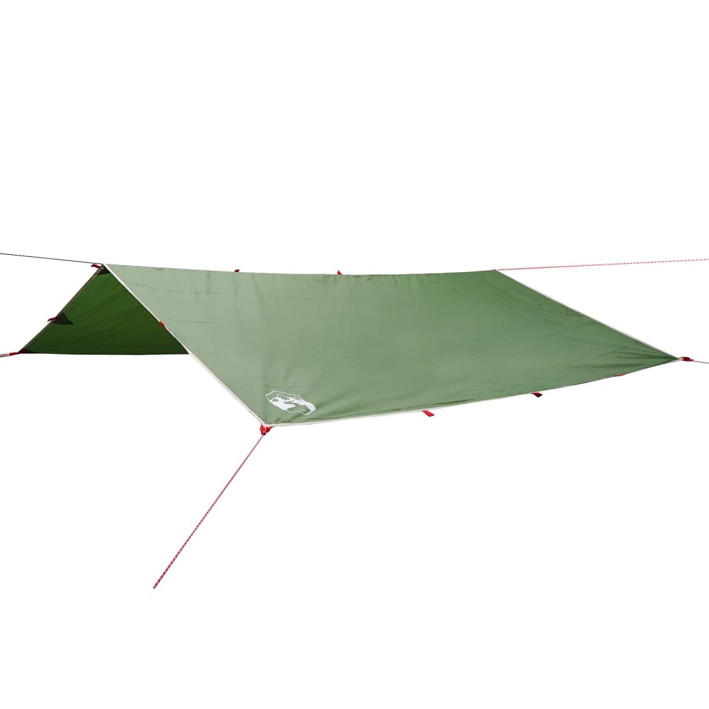 vidaXL Bâche de camping vert 360x294 cm imperméable