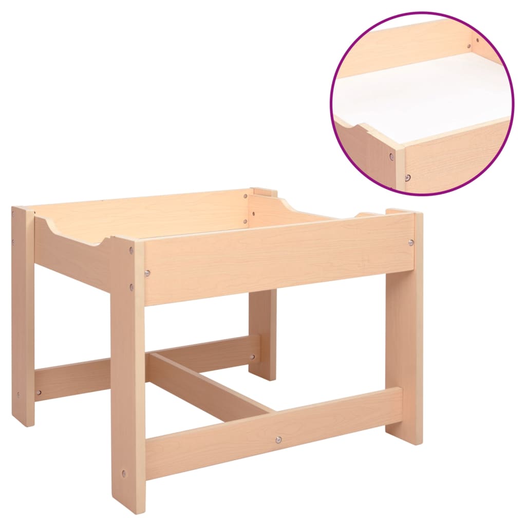 vidaXL Table pour enfants avec 2 chaises MDF