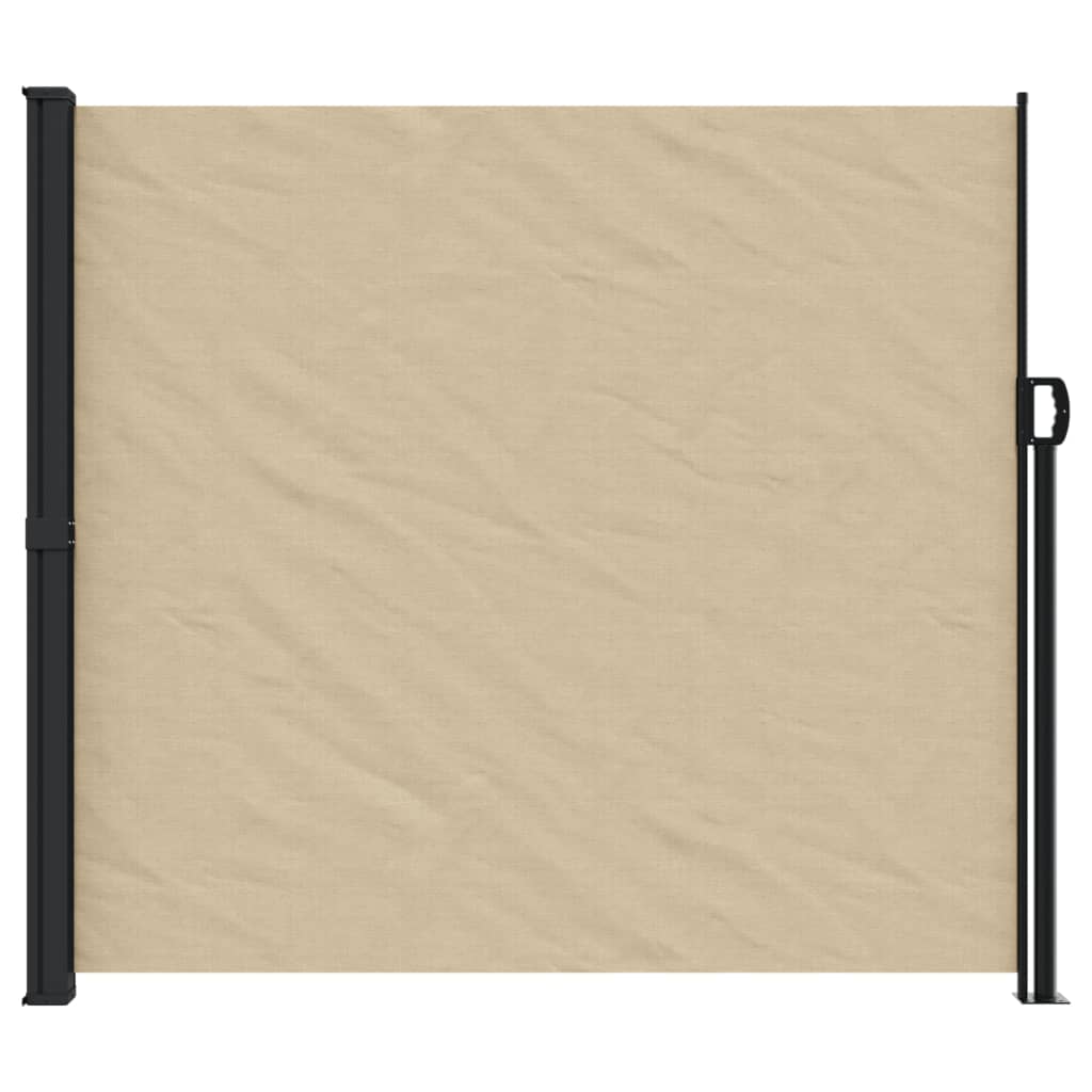 vidaXL Auvent latéral rétractable beige 180x300 cm