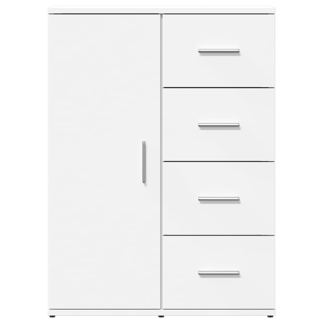 vidaXL Buffet blanc 59x39x80 cm bois d'ingénierie