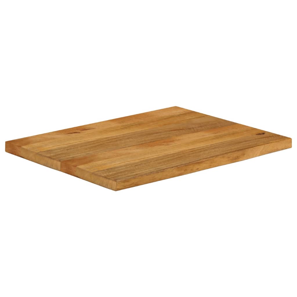 vidaXL Dessus de table à bord vivant 80x60x3,8 cm bois massif manguier