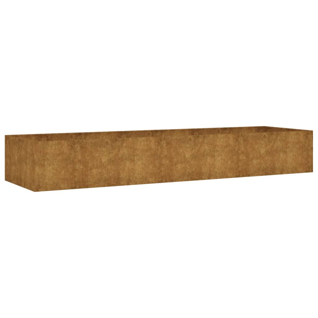 vidaXL Lit surélevé de jardin 280x80x40 cm acier corten