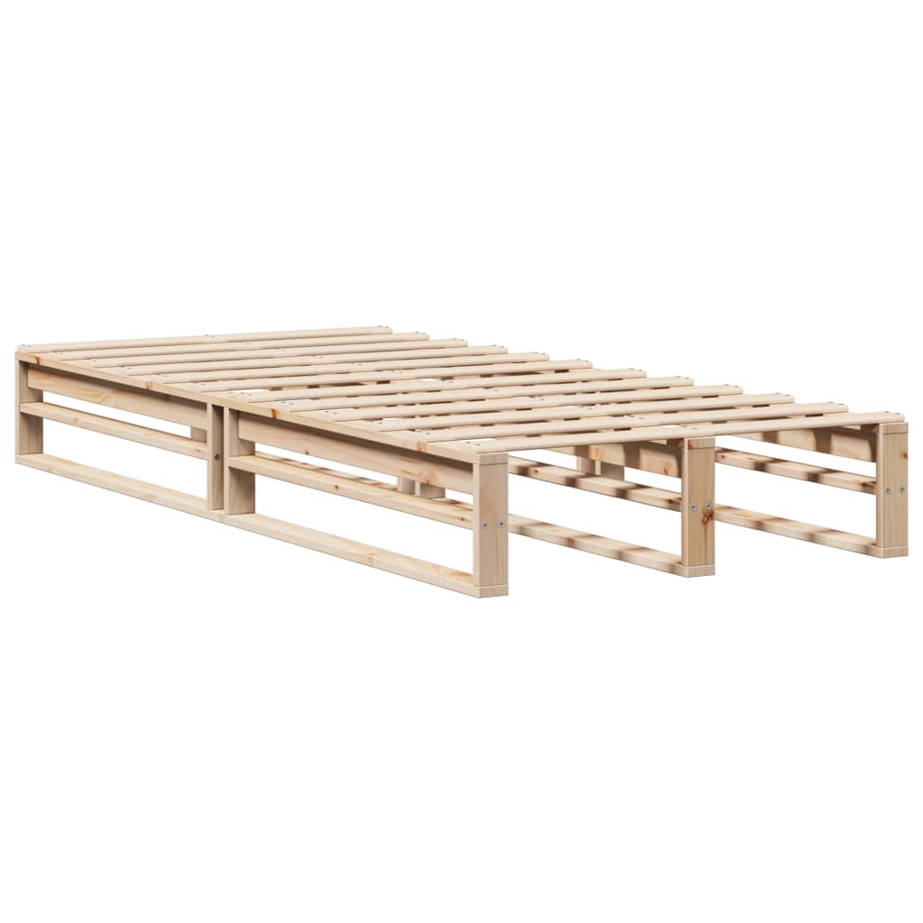 vidaXL Cadre de lit sans matelas 75x190 cm bois de pin massif