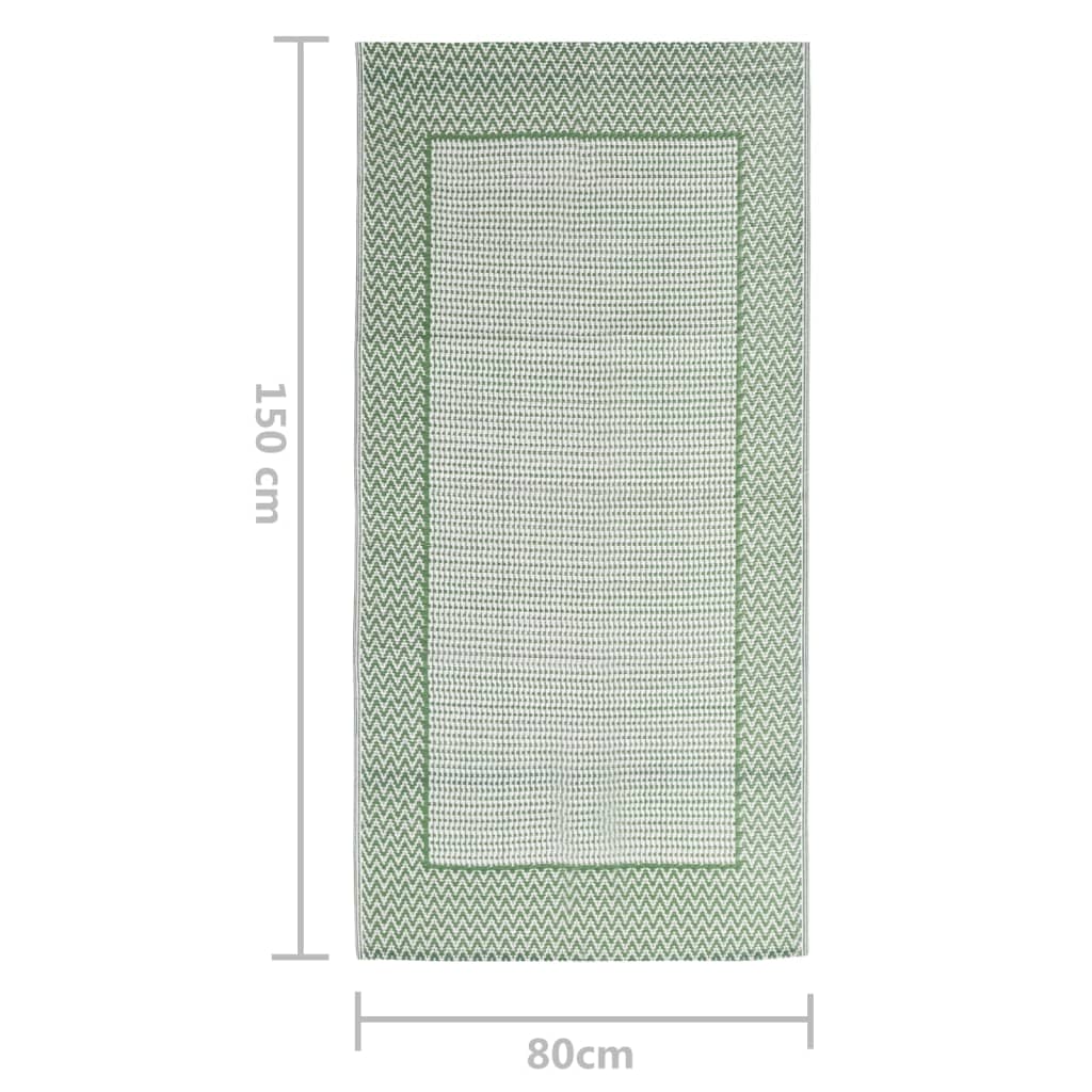 vidaXL Tapis d'extérieur Vert 80x150 cm PP