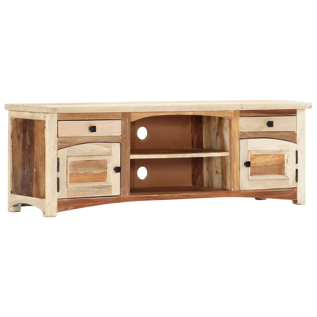 vidaXL Meuble TV 120 x 30 x 40 cm Bois de récupération massif