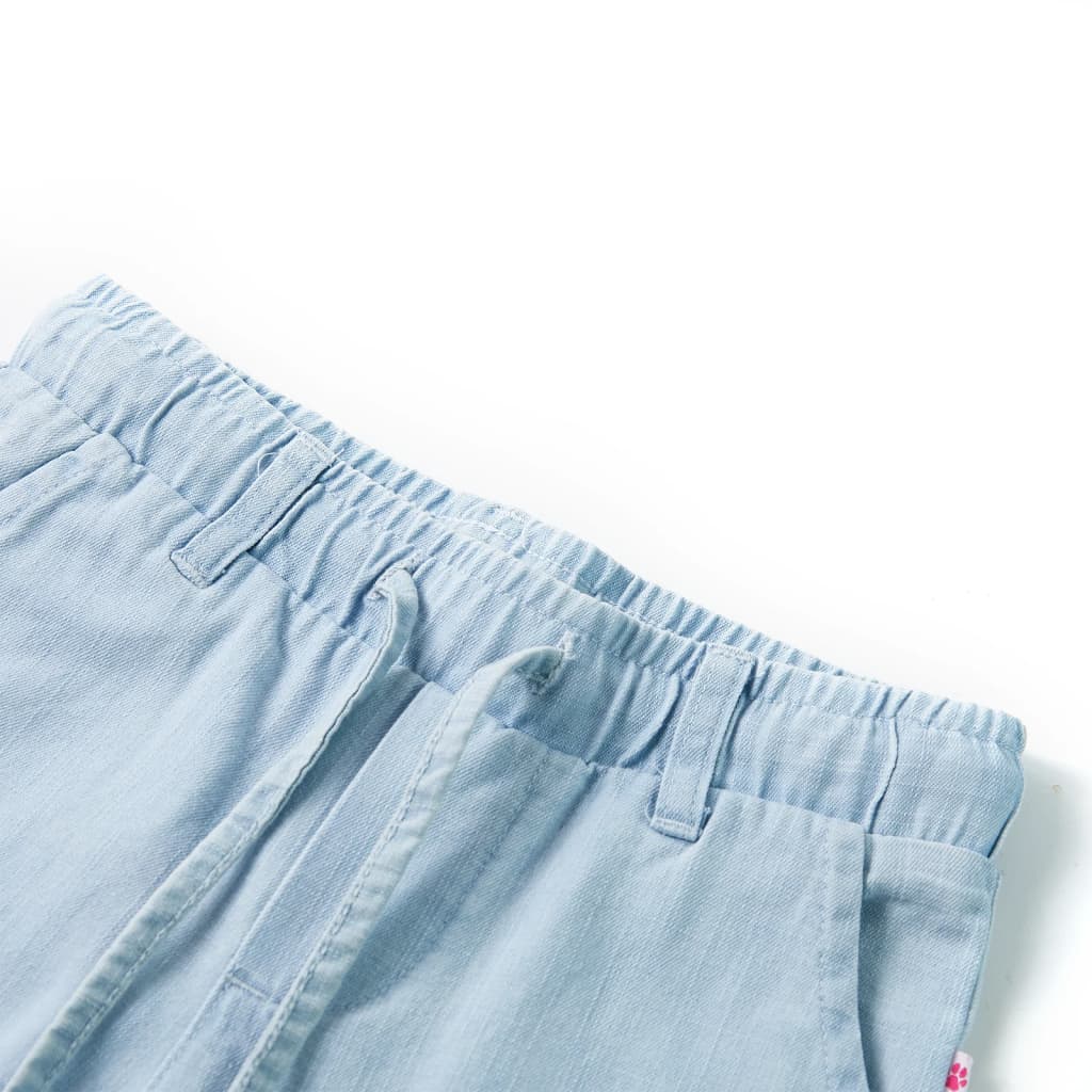 Pantalons pour enfants bleu denim doux 92