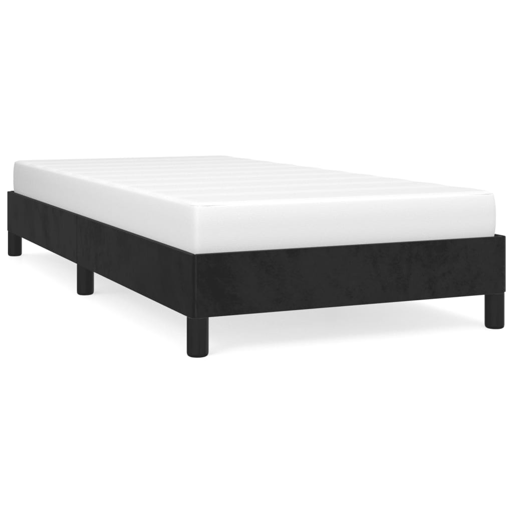 vidaXL Cadre de lit sans matelas noir 80x200 cm velours