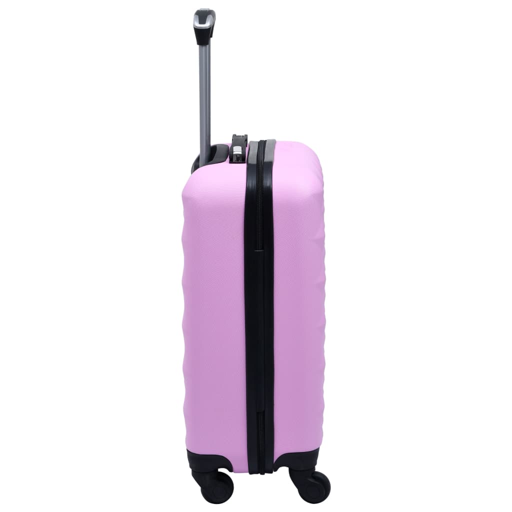 vidaXL Ensemble de valises rigides 2 pcs Rose ABS