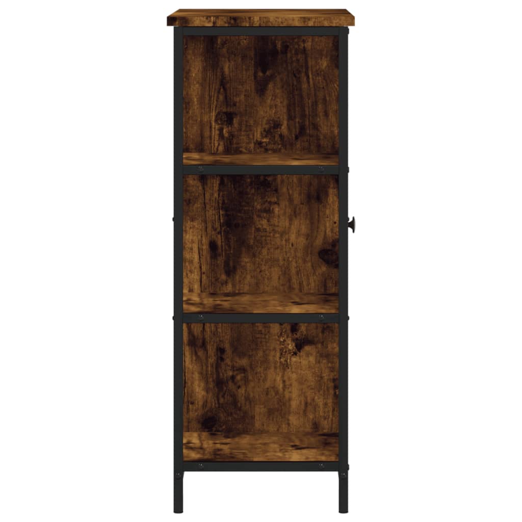 vidaXL Buffet chêne fumé 70x30x80 cm bois d'ingénierie