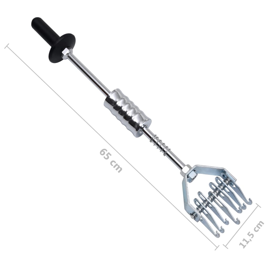 vidaXL Marteau à inertie à grilles multiples 65 cm Acier au carbone