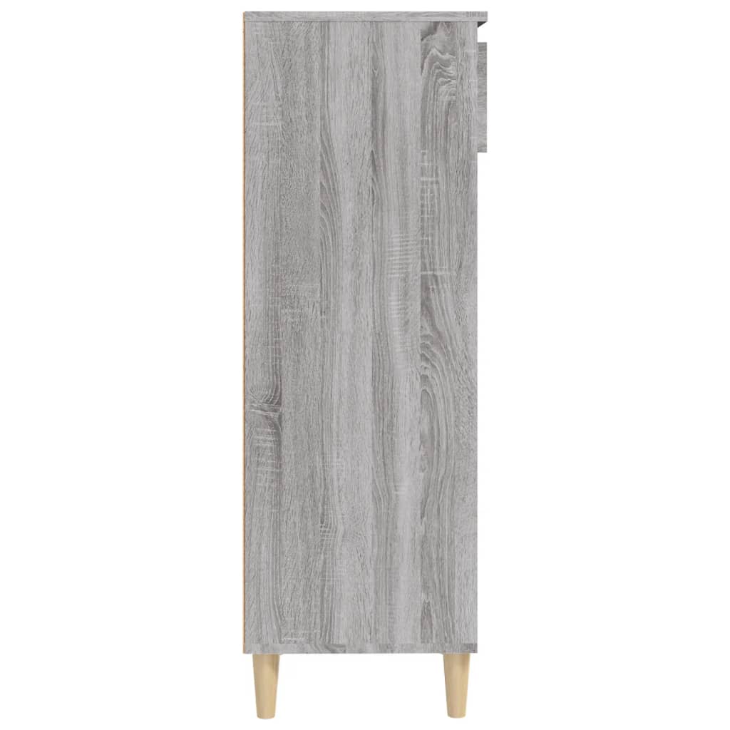 vidaXL Armoire à chaussures Sonoma gris 40x36x105 cm Bois d'ingénierie