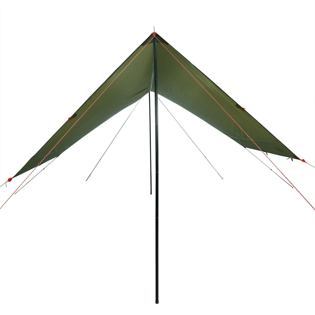 vidaXL Bâche de camping vert olive 438x376x212 cm imperméable