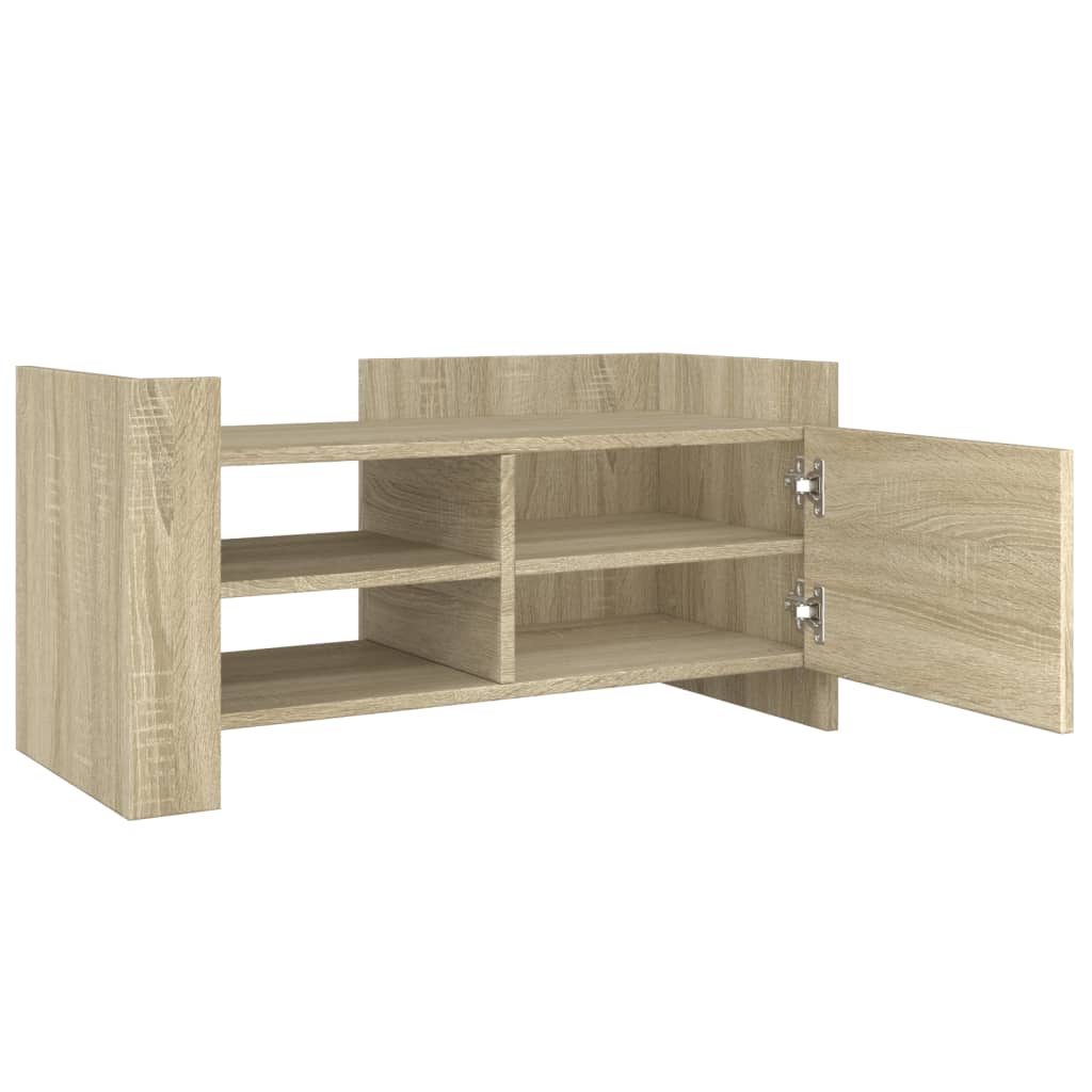 vidaXL Meuble TV chêne sonoma 80x35x40 cm bois d'ingénierie