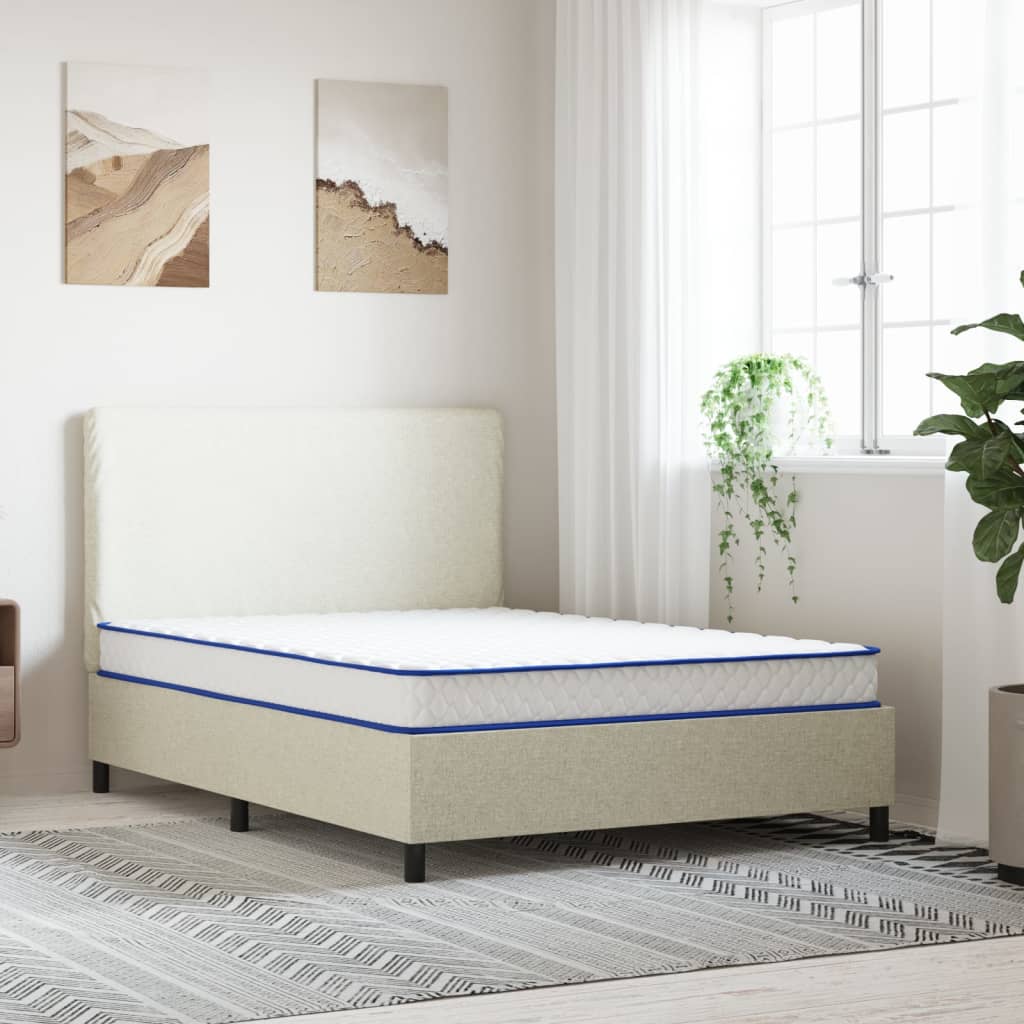 vidaXL Matelas en mousse à mémoire de forme blanc 140x190x17 cm