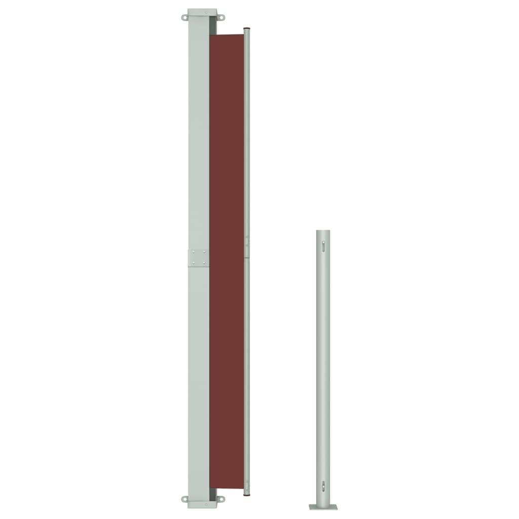 vidaXL Auvent latéral rétractable de patio 200x300 cm Marron