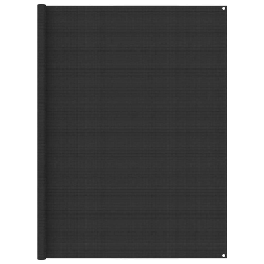 vidaXL Tapis de tente 250x250 cm Anthracite PEHD