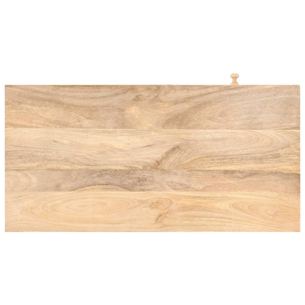 vidaXL Coiffeuse 100x50x76 cm Bois de manguier solide