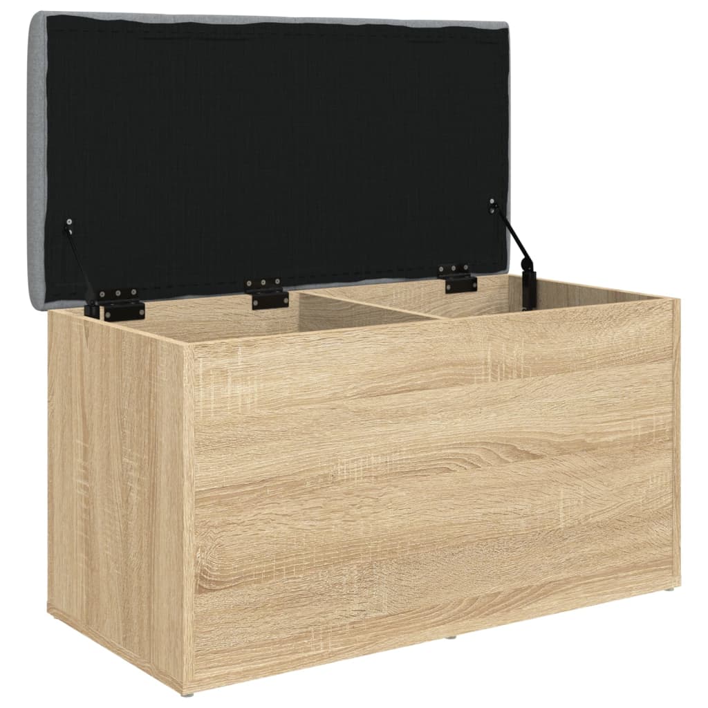 vidaXL Banc de rangement chêne sonoma 82x42x45 cm bois d'ingénierie