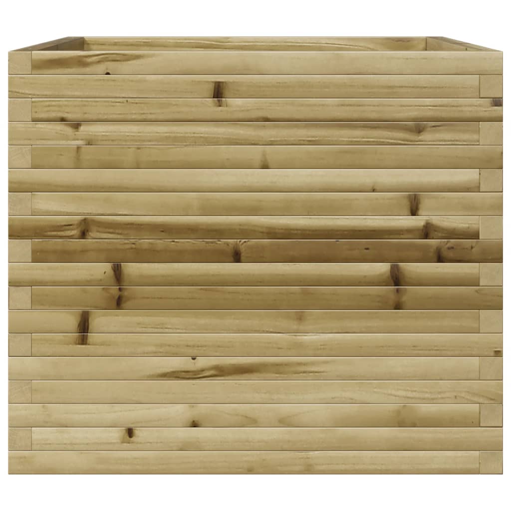 vidaXL Jardinière 80x80x68,5 cm bois de pin imprégné