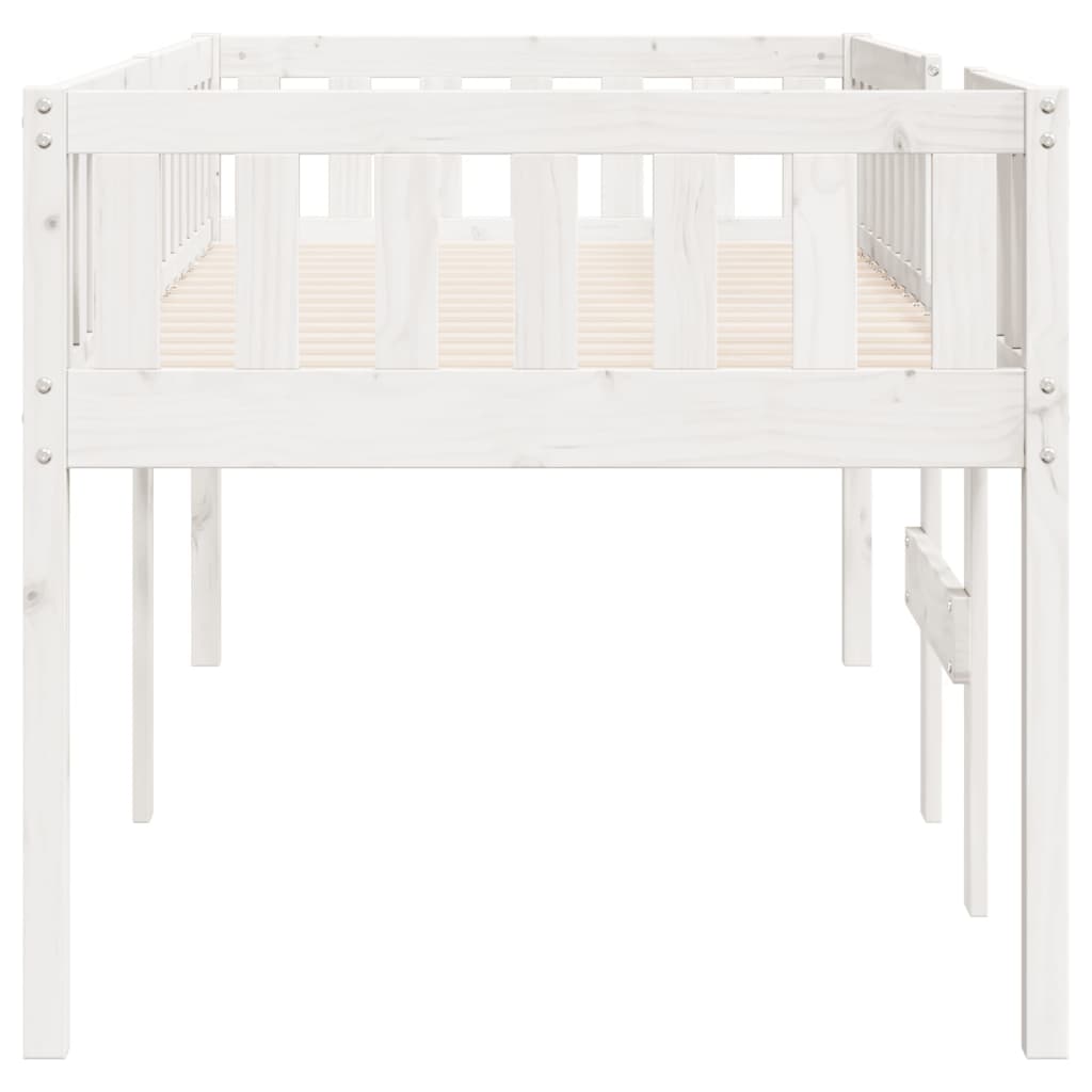 vidaXL Lit pour enfants sans matelas blanc 75x190cm bois de pin massif