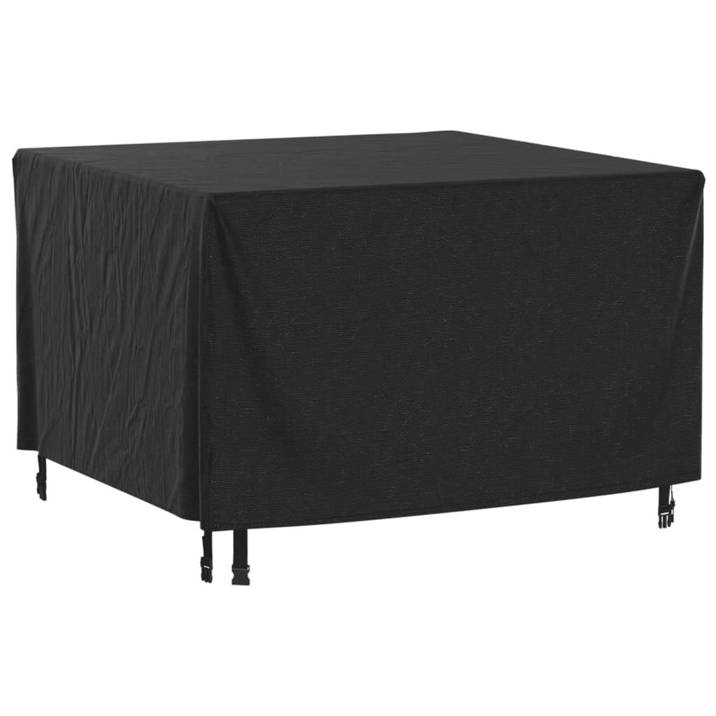 vidaXL Housse de salon de jardin noir 113x113x73 cm imperméable 420D