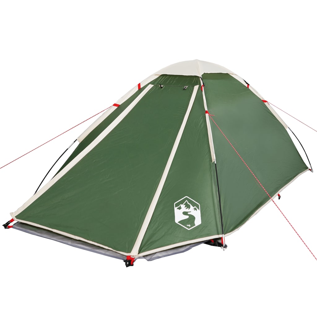 vidaXL Tente de camping à dôme 2 personne vert imperméable