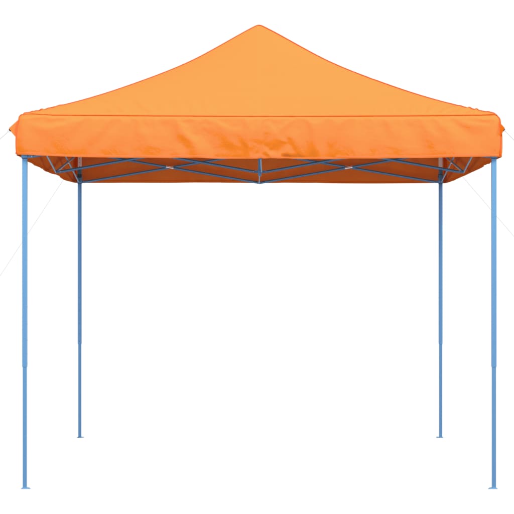 vidaXL Tente de réception pliable escamotable orange 292x292x315 cm