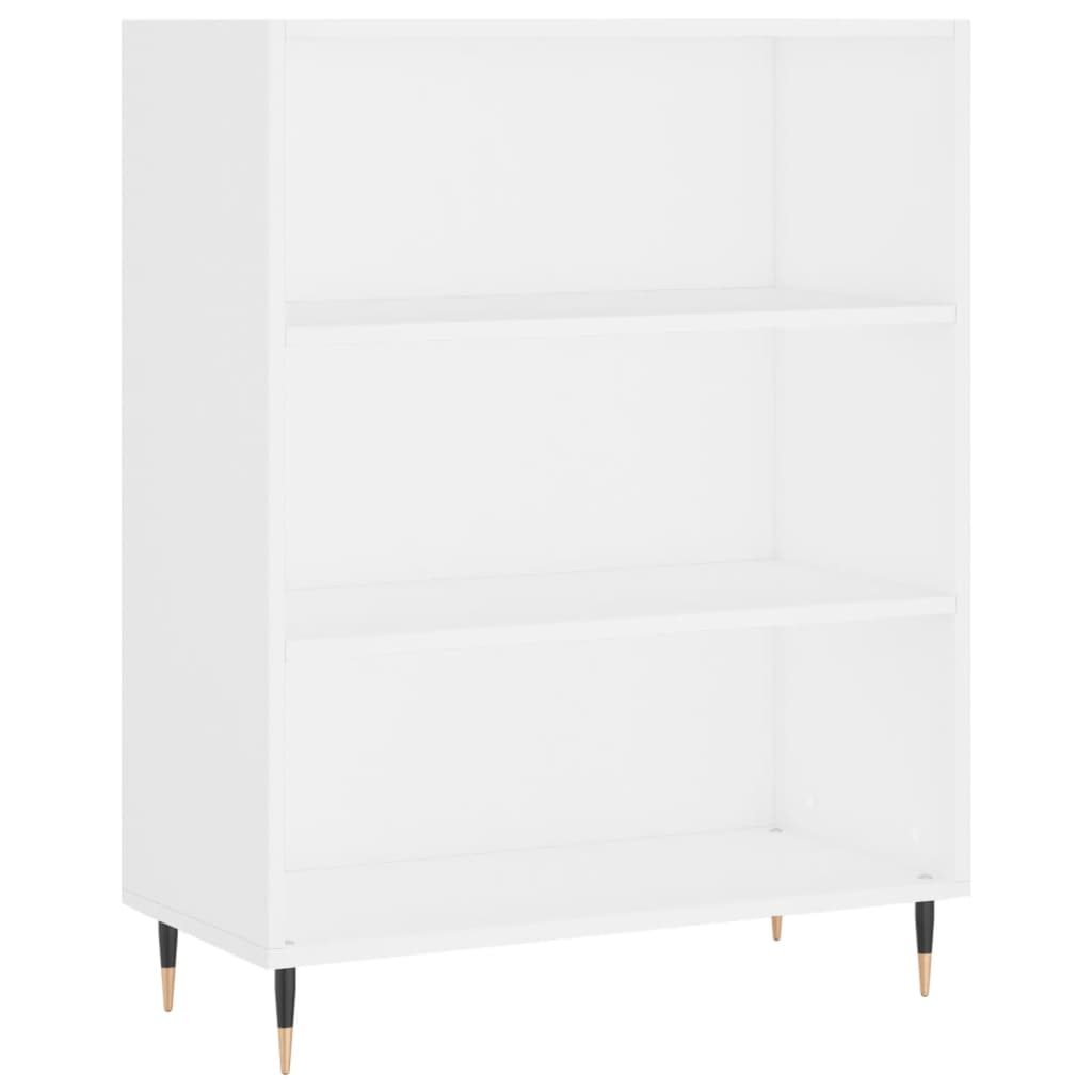 vidaXL Bibliothèque blanc 69,5x32,5x90 cm bois d'ingénierie