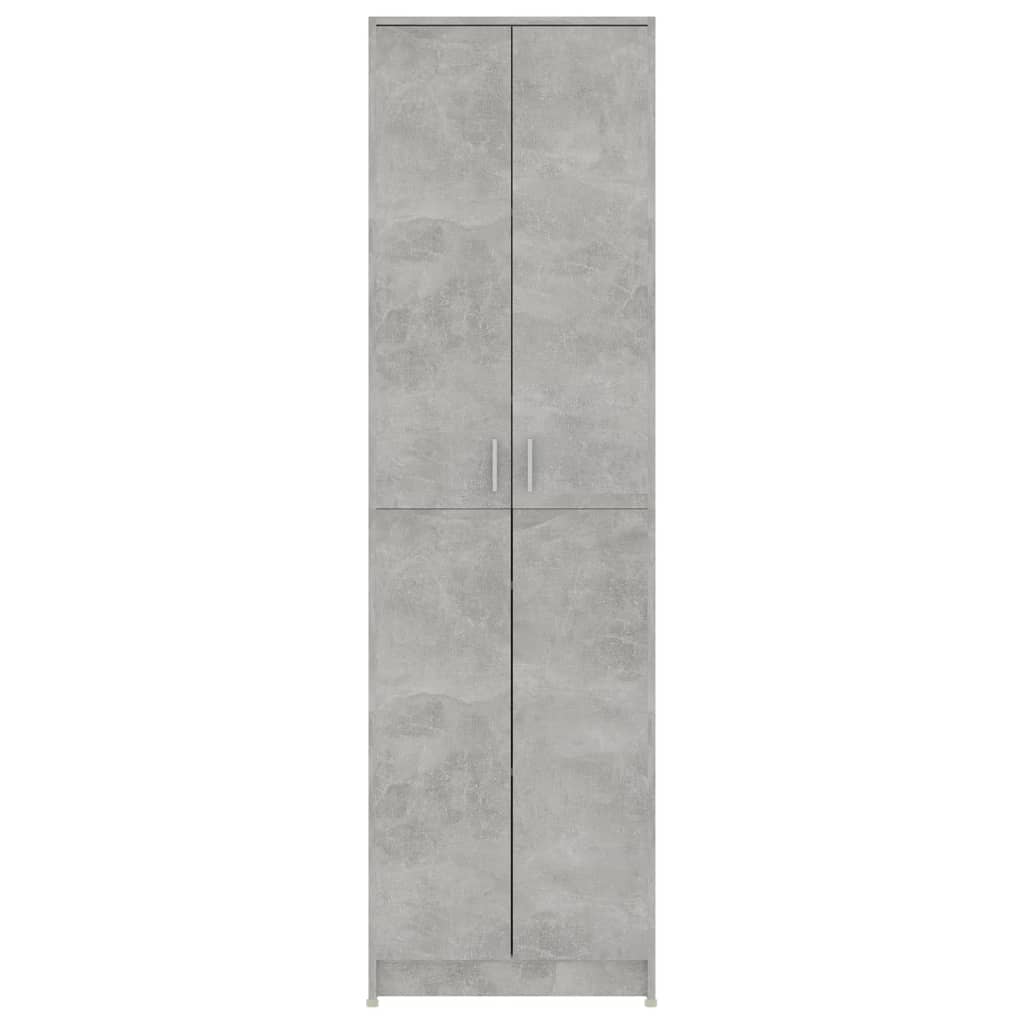 vidaXL Garde-robe de couloir Gris béton 55x25x189 cm Bois d'ingénierie