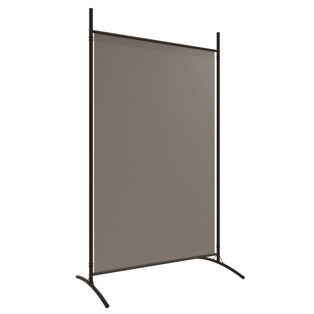 vidaXL Cloison de séparation 5 panneaux Anthracite 433x180 cm Tissu