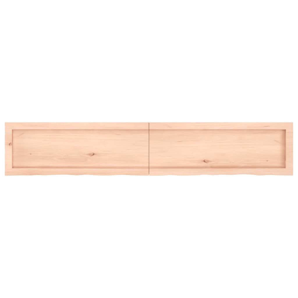 vidaXL Étagère murale 160x30x(2-4) cm bois de chêne massif non traité