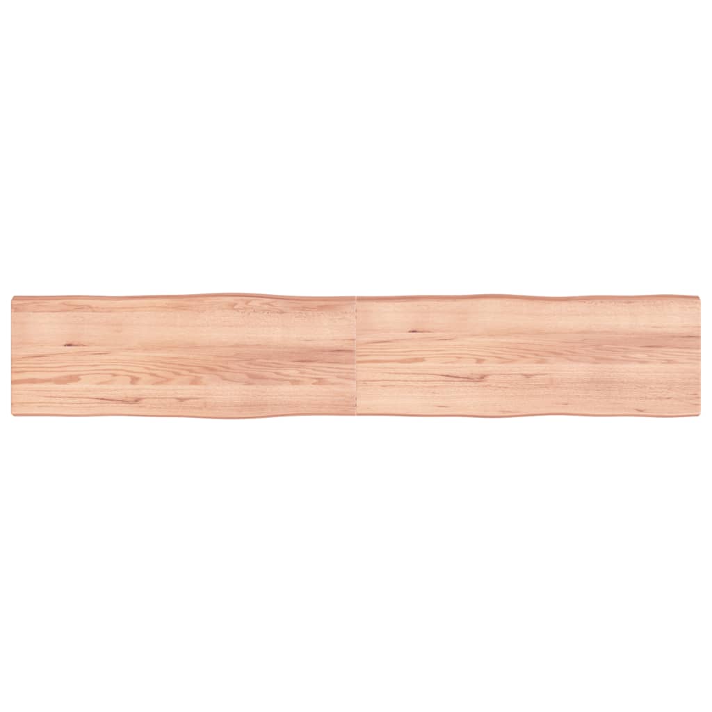 vidaXL Dessus de table bois massif traité bordure assortie