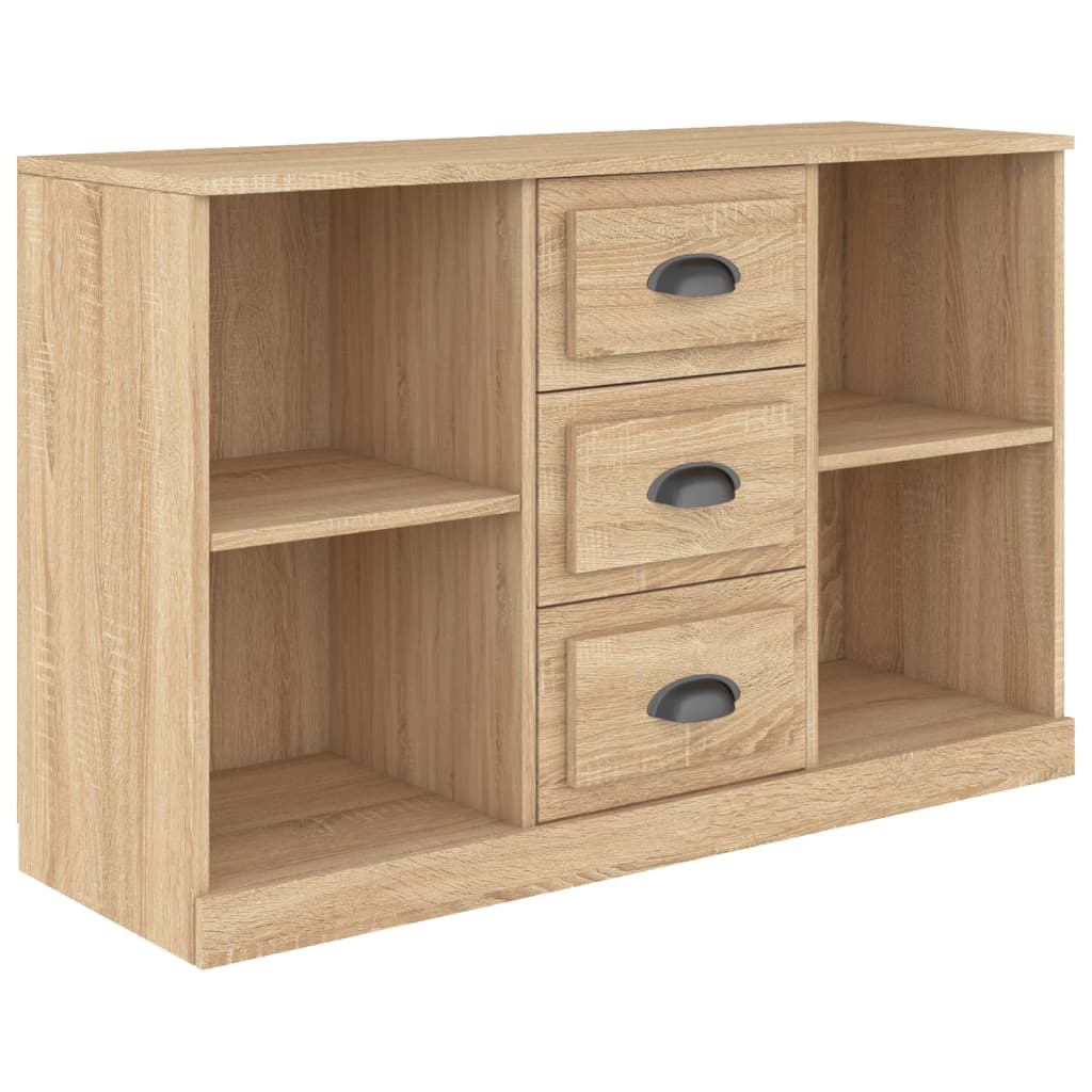 vidaXL Buffet chêne sonoma 104,5x35,5x67,5 cm bois d'ingénierie