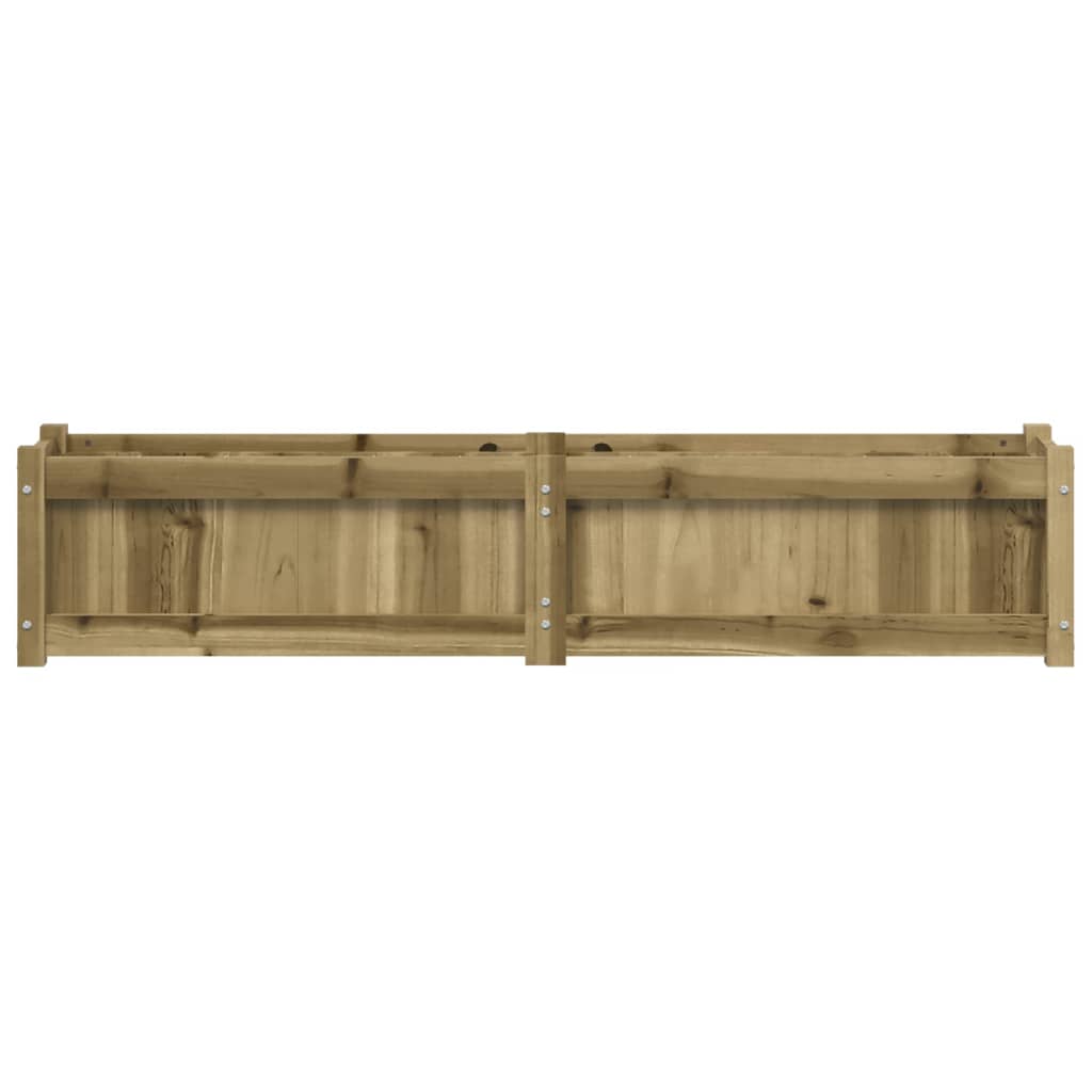 vidaXL Jardinière 150x31x31 cm bois de pin imprégné