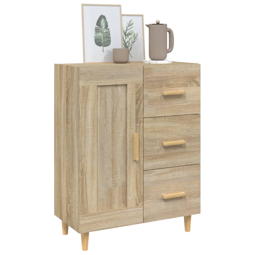 vidaXL Buffet Chêne sonoma 69,5x34x90 cm Bois d'ingénierie