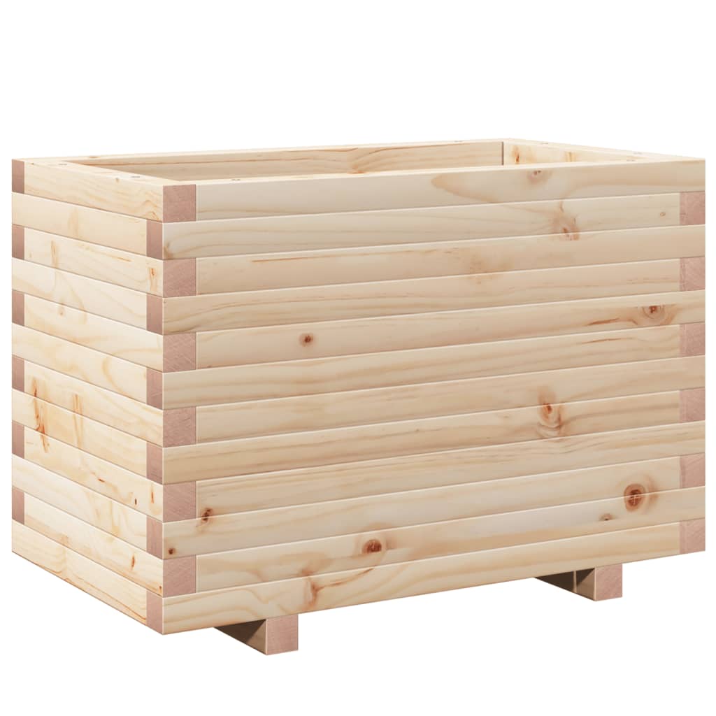 vidaXL Jardinière 70x40x49,5 cm bois de pin massif