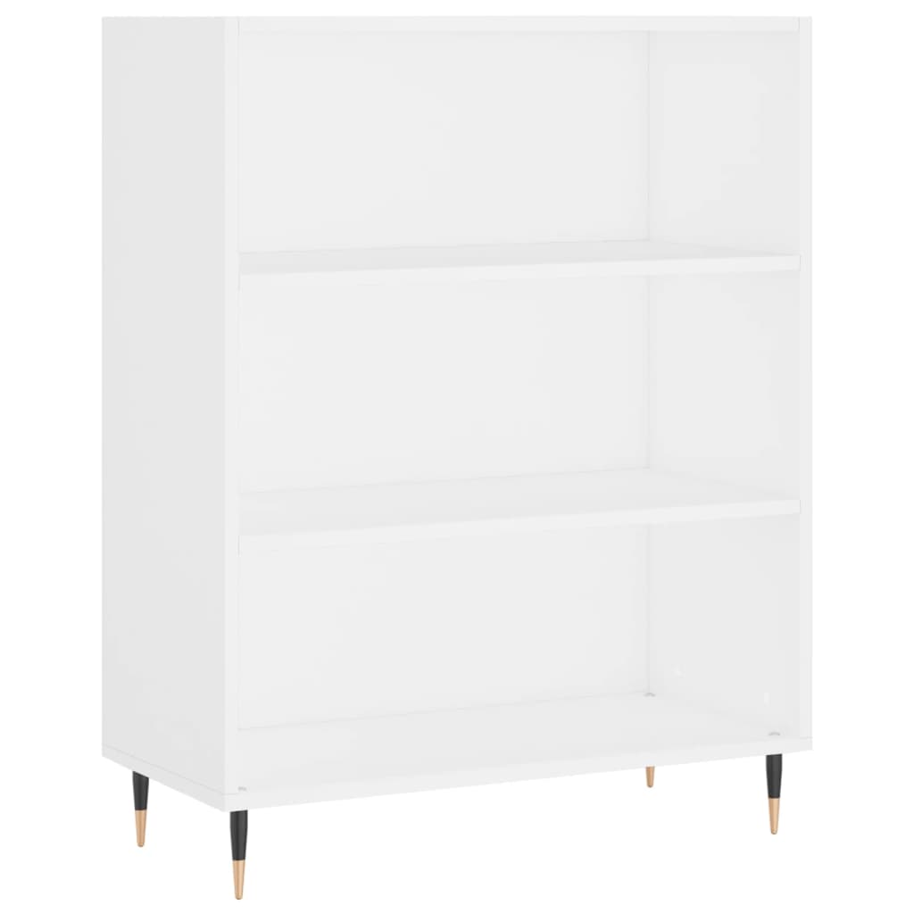 vidaXL Buffet haut Blanc 69,5x34x180 cm Bois d'ingénierie