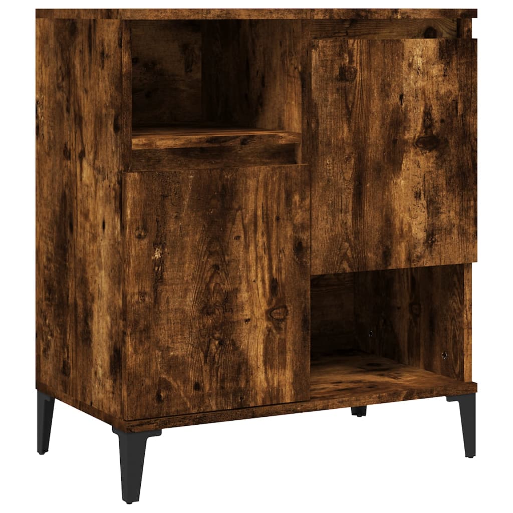 vidaXL Buffet Chêne fumé 60x35x70 cm Bois d'ingénierie