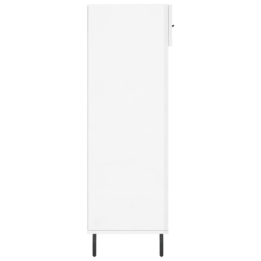 vidaXL Armoire à chaussure Blanc brillant 60x35x105 cm Bois ingénierie