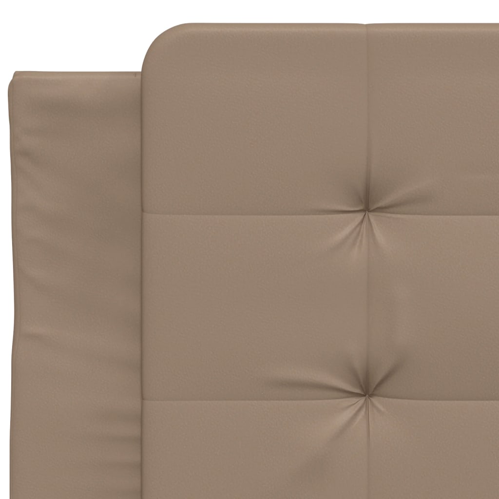 vidaXL Coussin de tête de lit cappuccino 80 cm similicuir