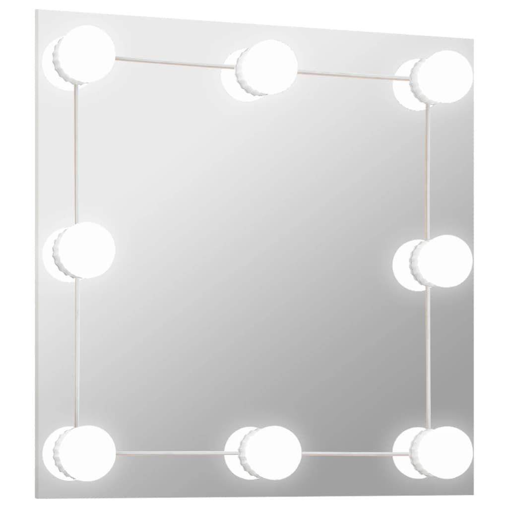 Lampe de table Mirror Verre noir,miroir 1 ampoule 60cm