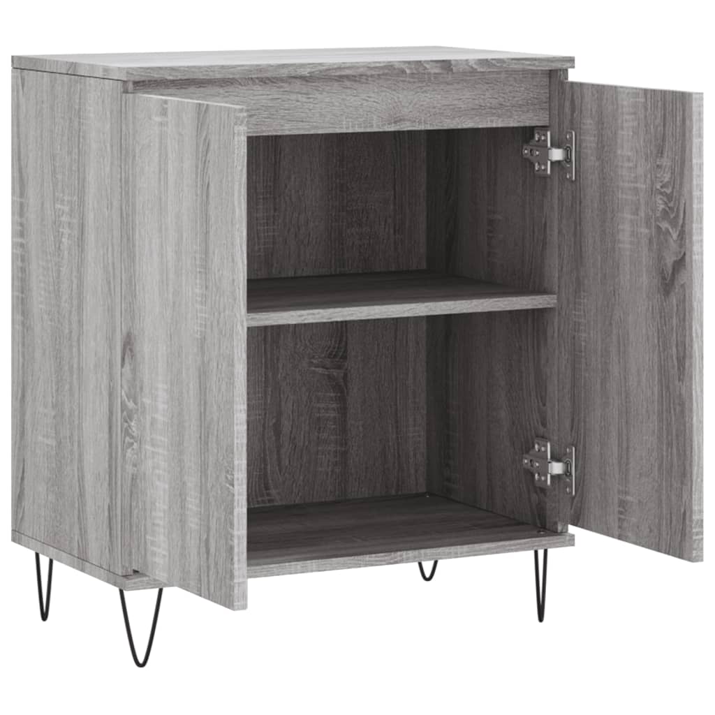 vidaXL Buffet Sonoma gris 60x35x70 cm Bois d'ingénierie