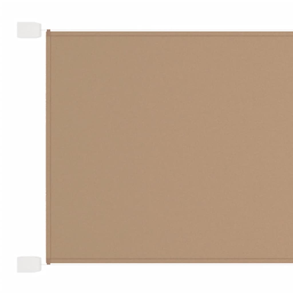 vidaXL Auvent vertical Taupe 140x360 cm Tissu oxford